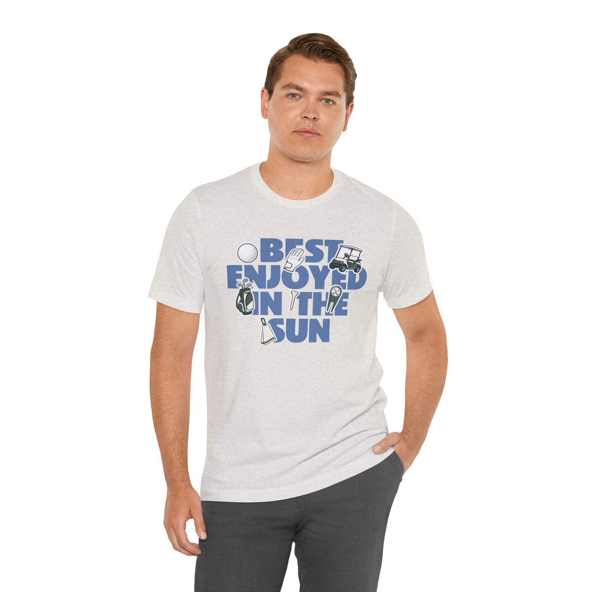 "Best Enjoyed" Golf Tee