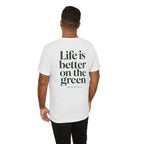 "Better On Greens" Golf Tee