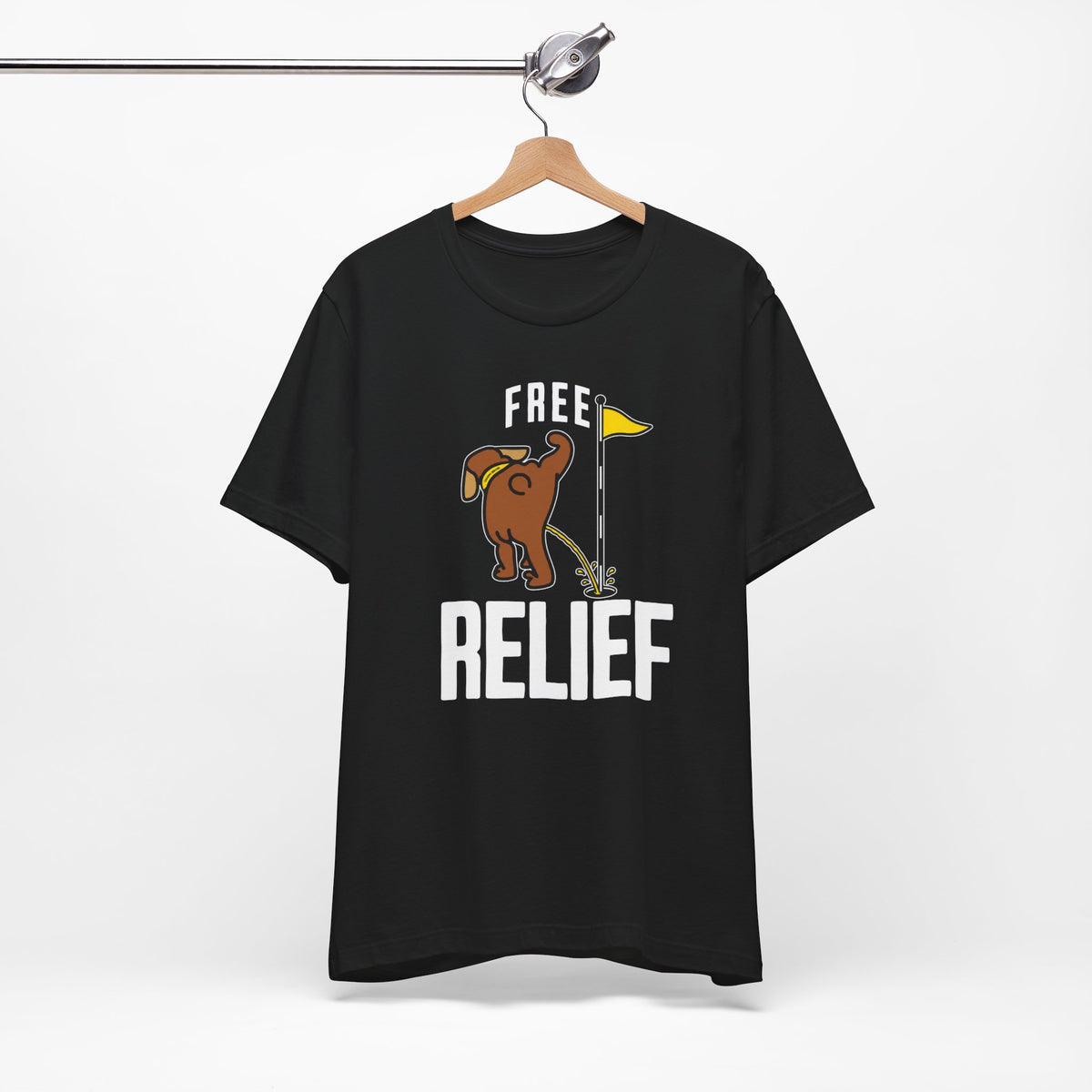 "Free Relief" Golf Tee