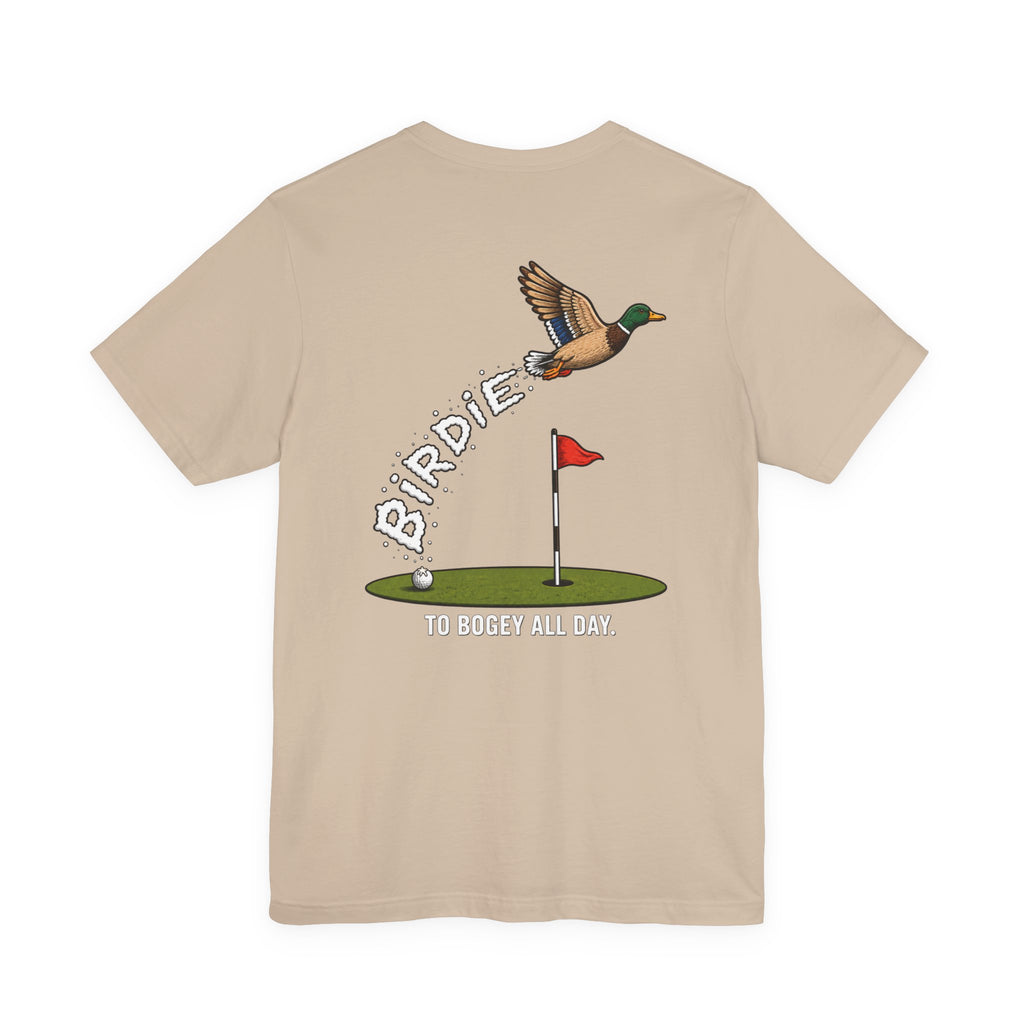 "Birdie To Bogey" Golf Tee