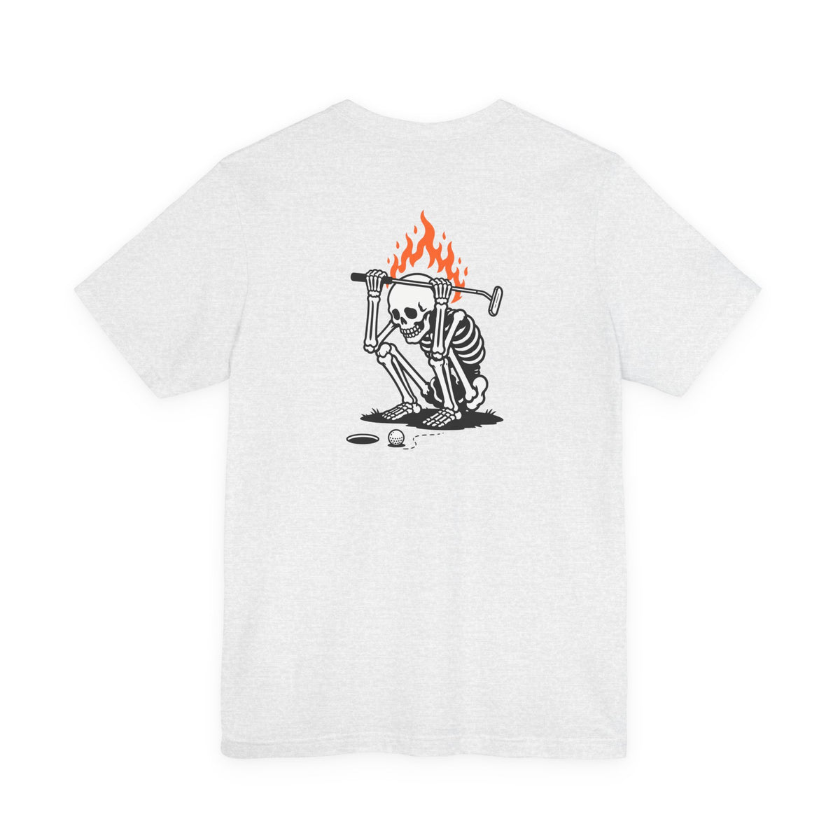 "Death by Three Putt" Golf Tee