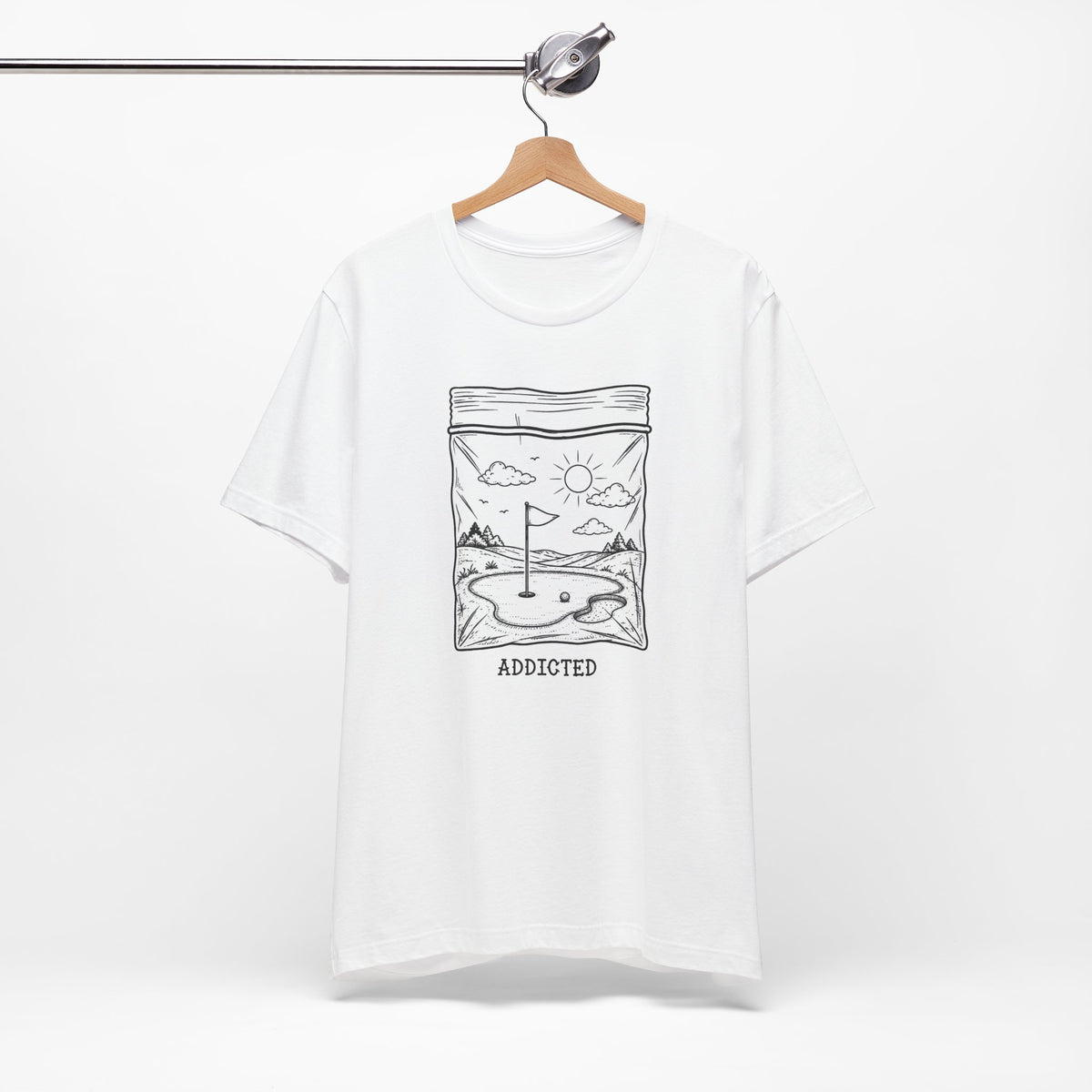 "Golf Addict" Club Tee