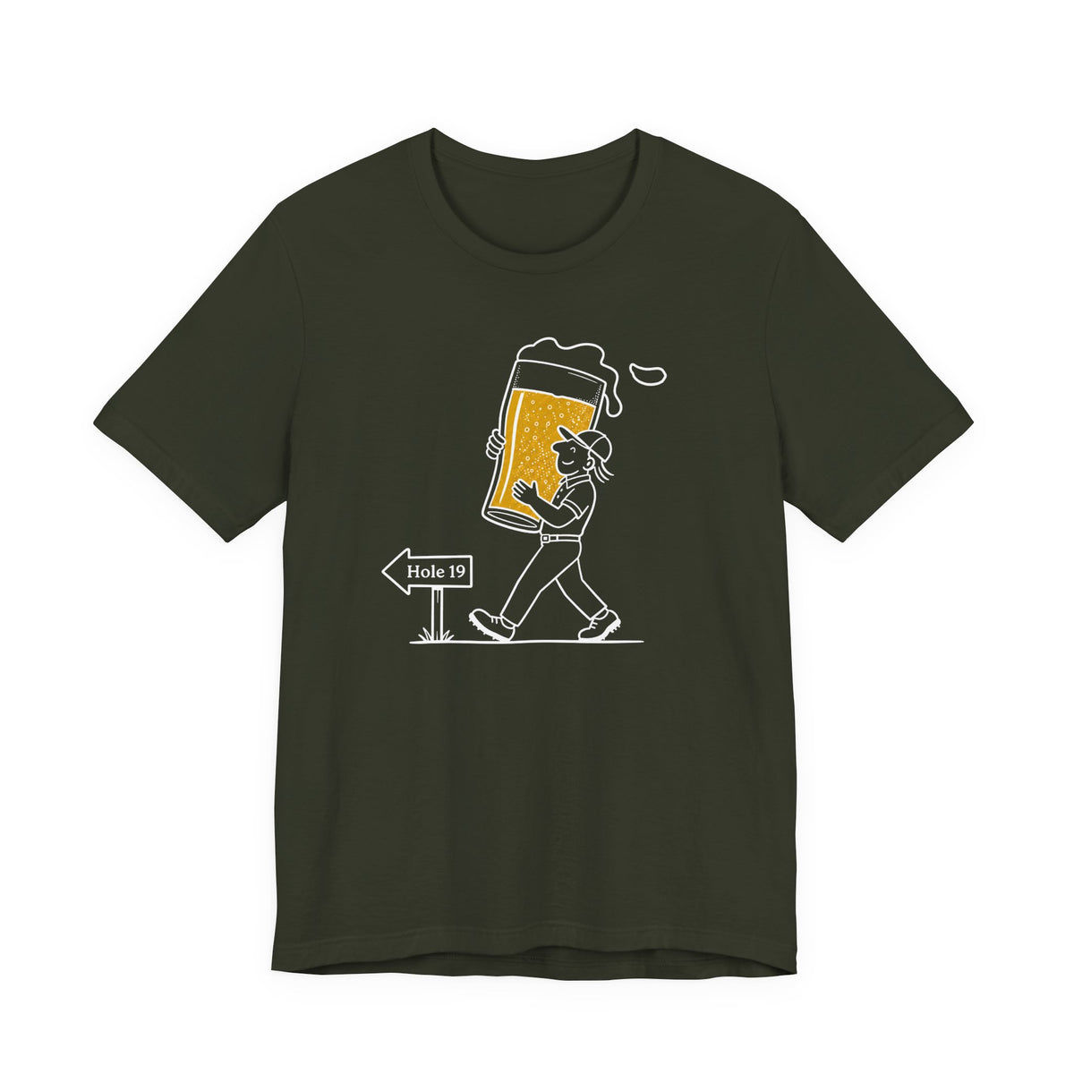 "19th Hole Champ" Golf Tee