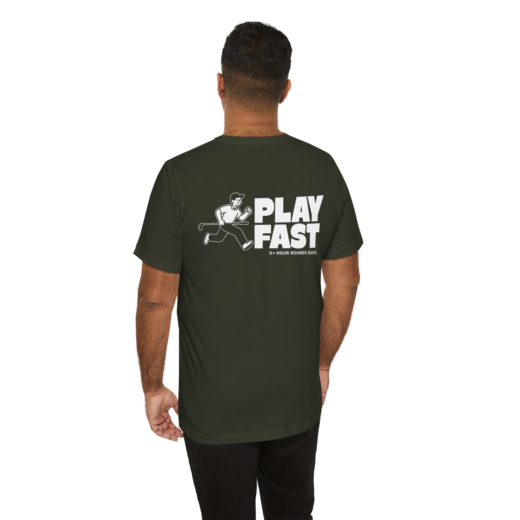 "Play Fast" Golf Tee