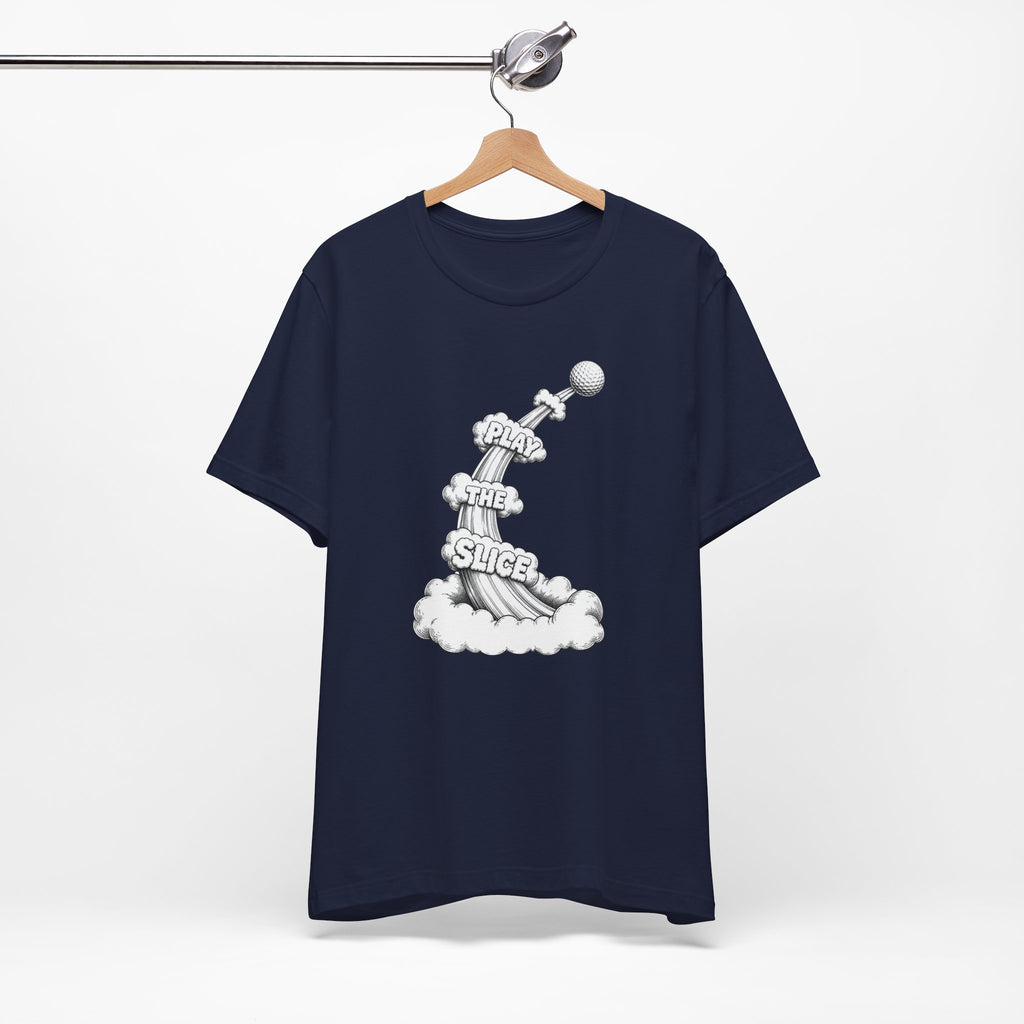 "Play The Slice" Golf Tee