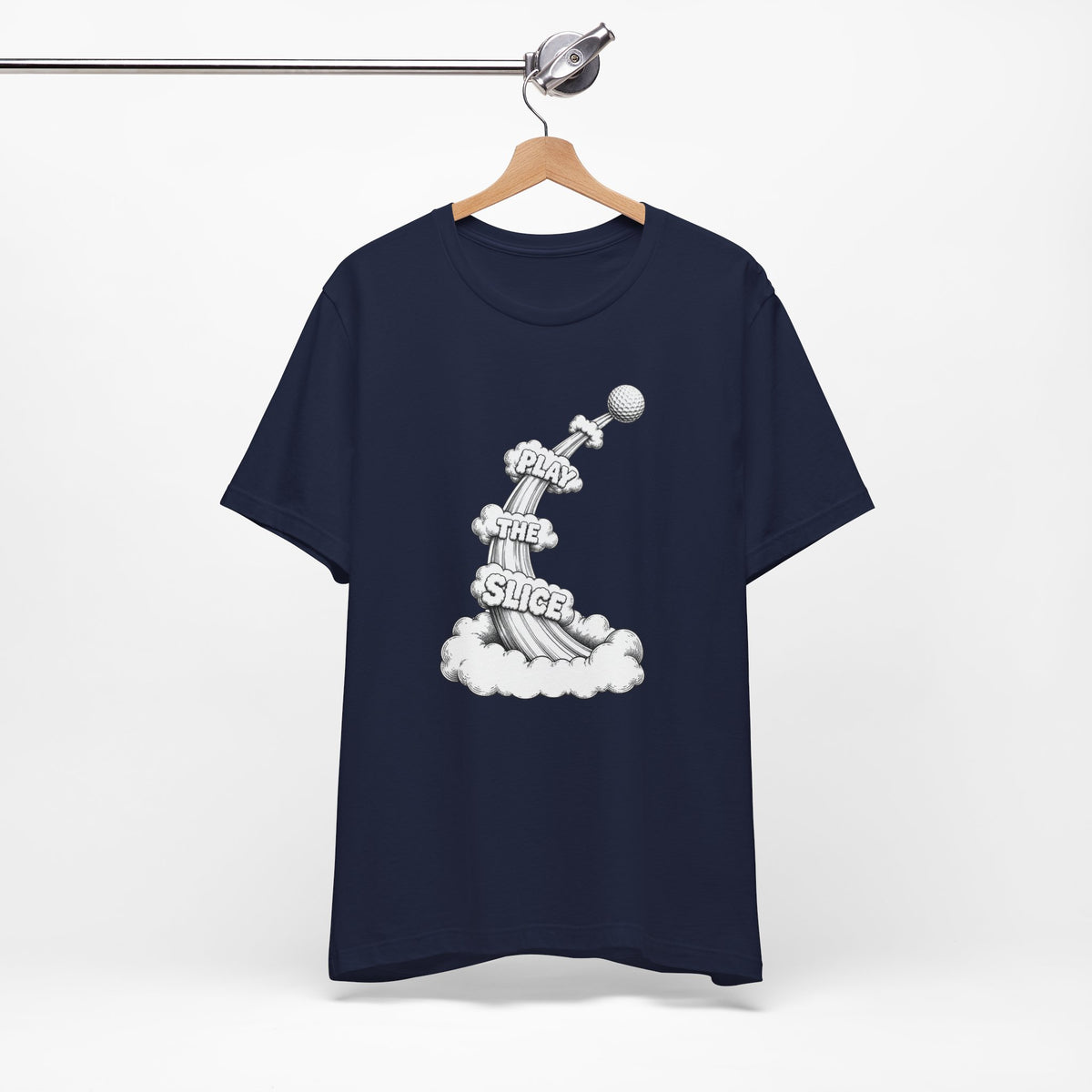 "Play The Slice" Golf Tee