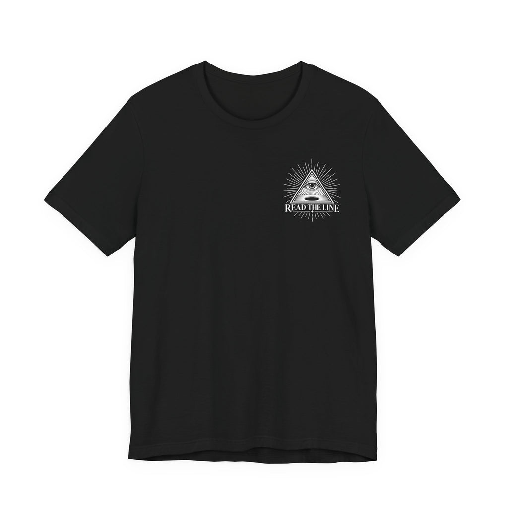 "Read The Line" Chest Tee