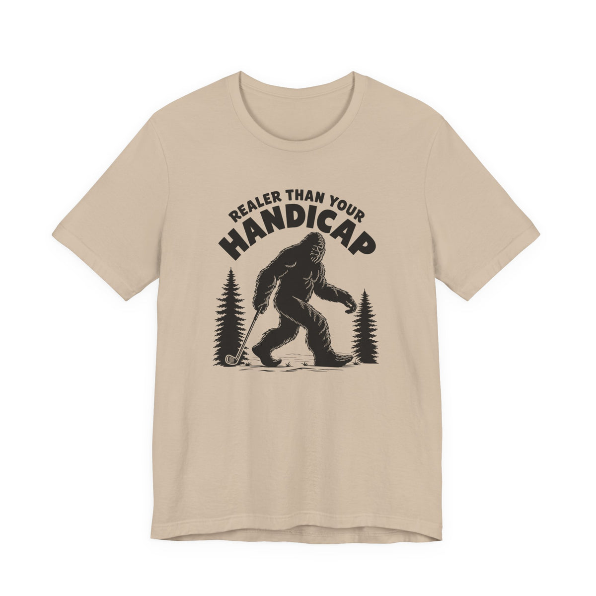 "Real Handicaps" Golf Tee