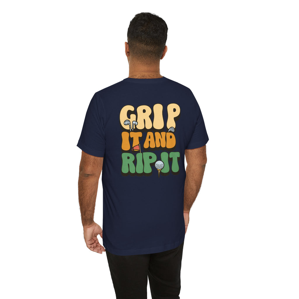 "Grip and Rip It Golfer" Tee