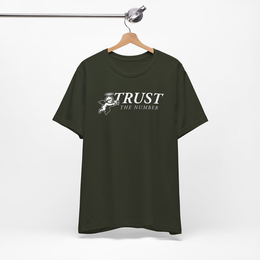 "Trust The Number" Golf Tee