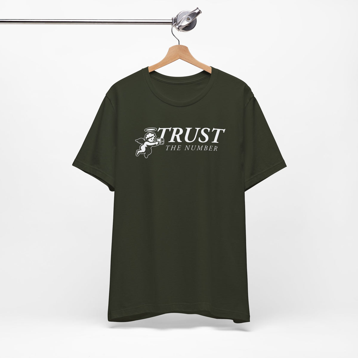 "Trust The Number" Golf Tee
