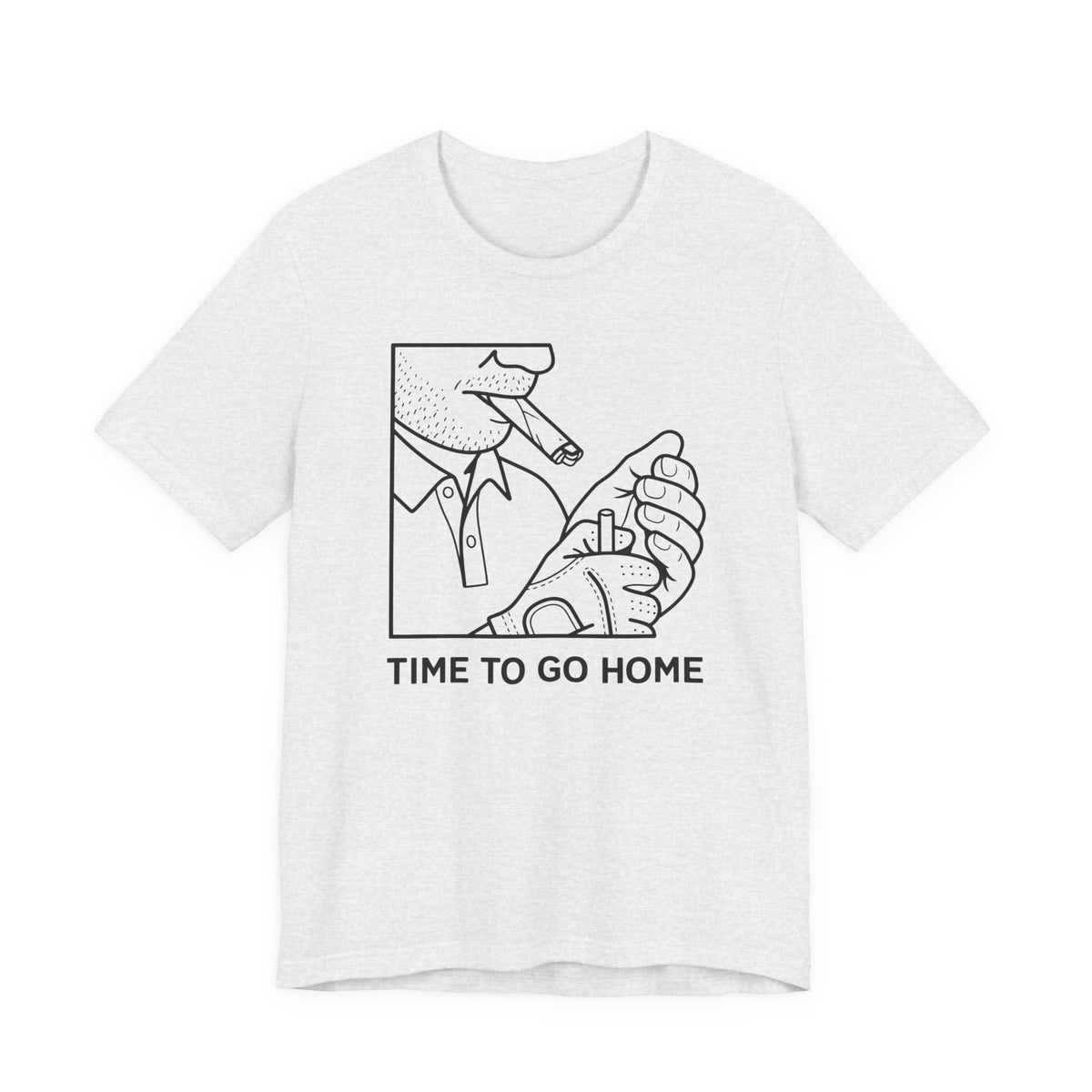 "Time To Go Home" Golf Tee