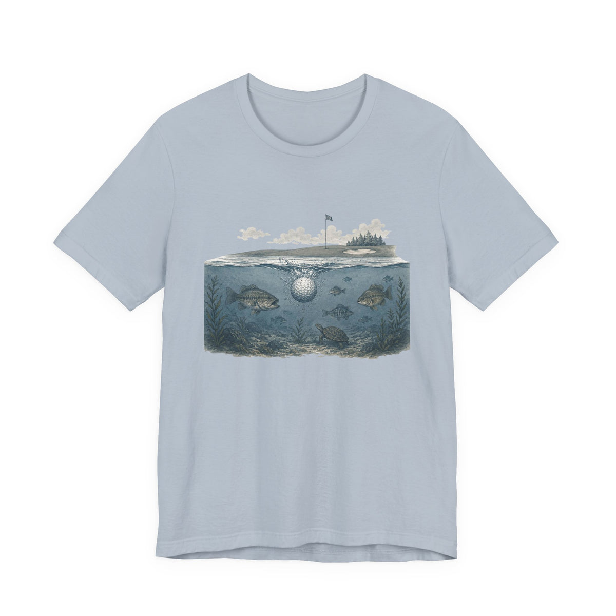 "Water Hazard Life" Golf Tee