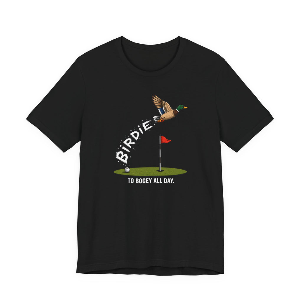 "Birdie To Bogey" Golf Tee