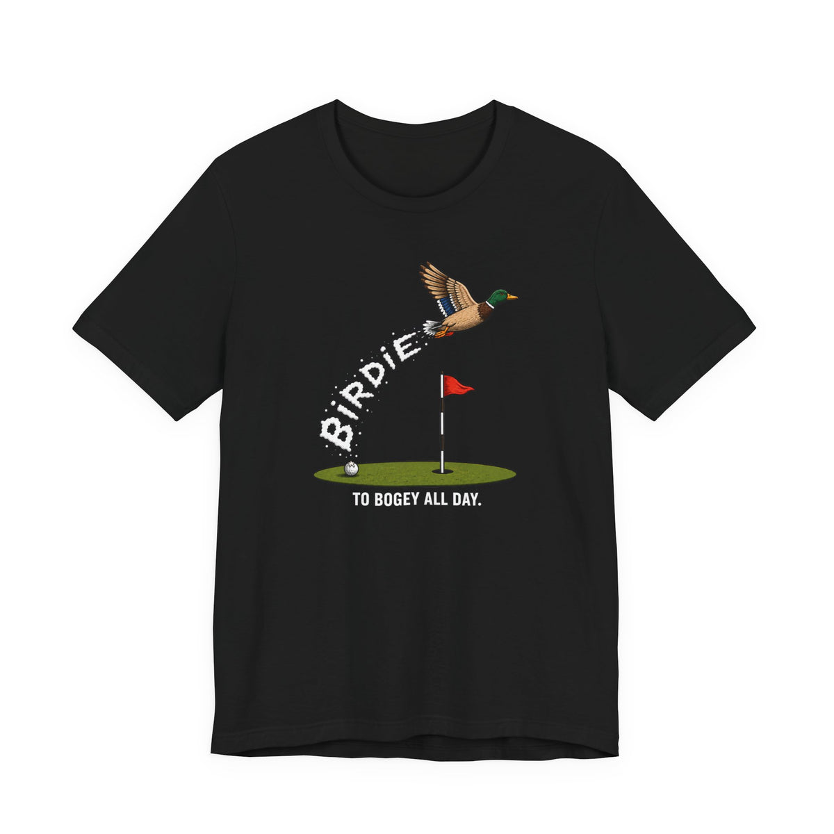 "Birdie To Bogey" Golf Tee