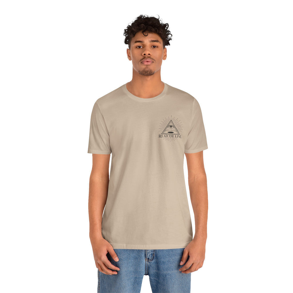 "Read The Line" Chest Tee