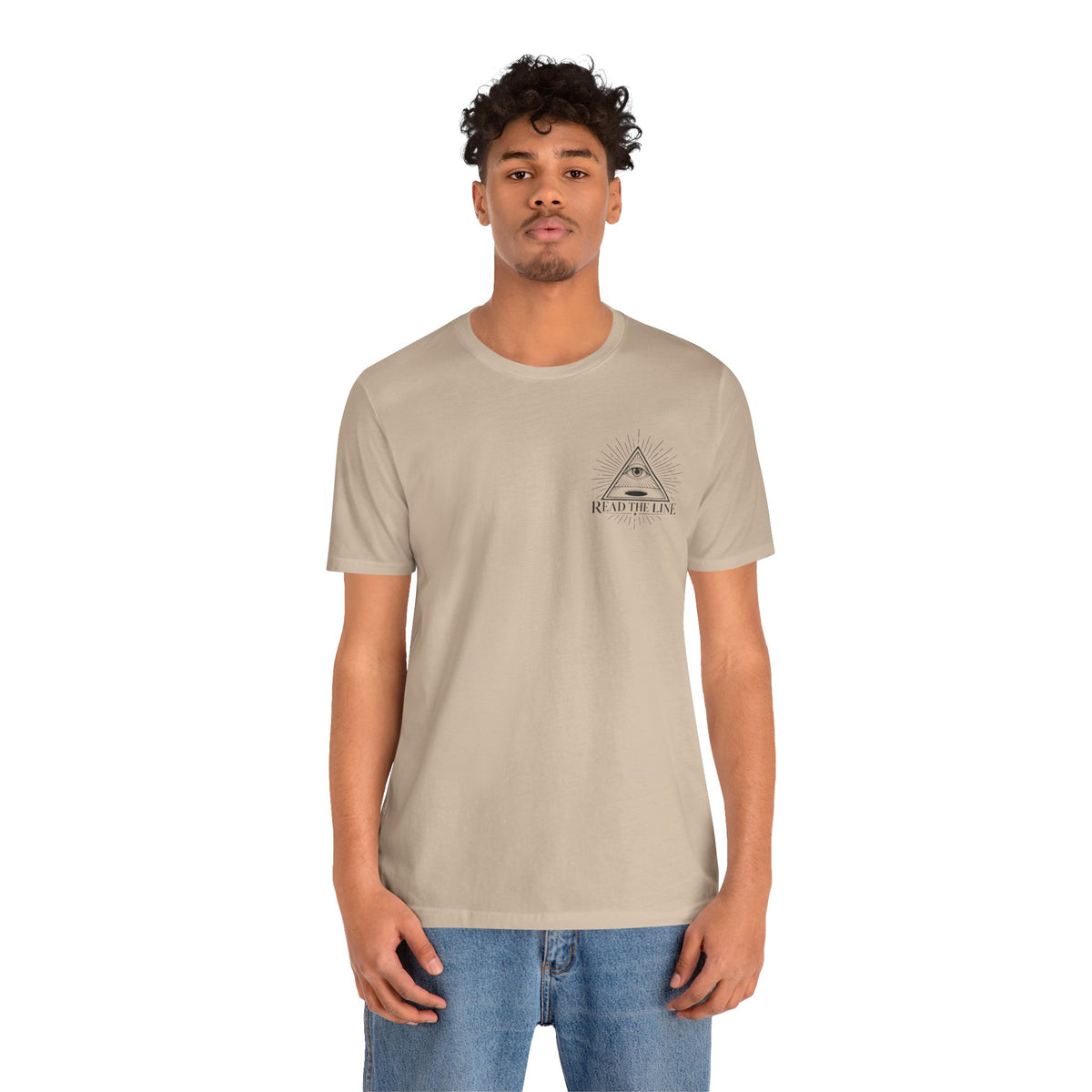 "Read The Line" Chest Tee