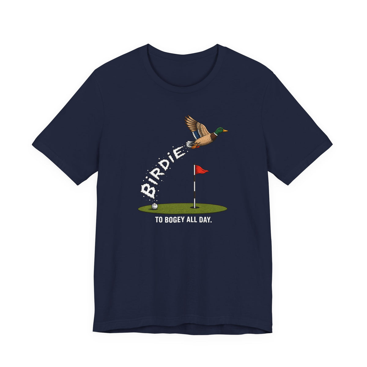 "Birdie To Bogey" Golf Tee