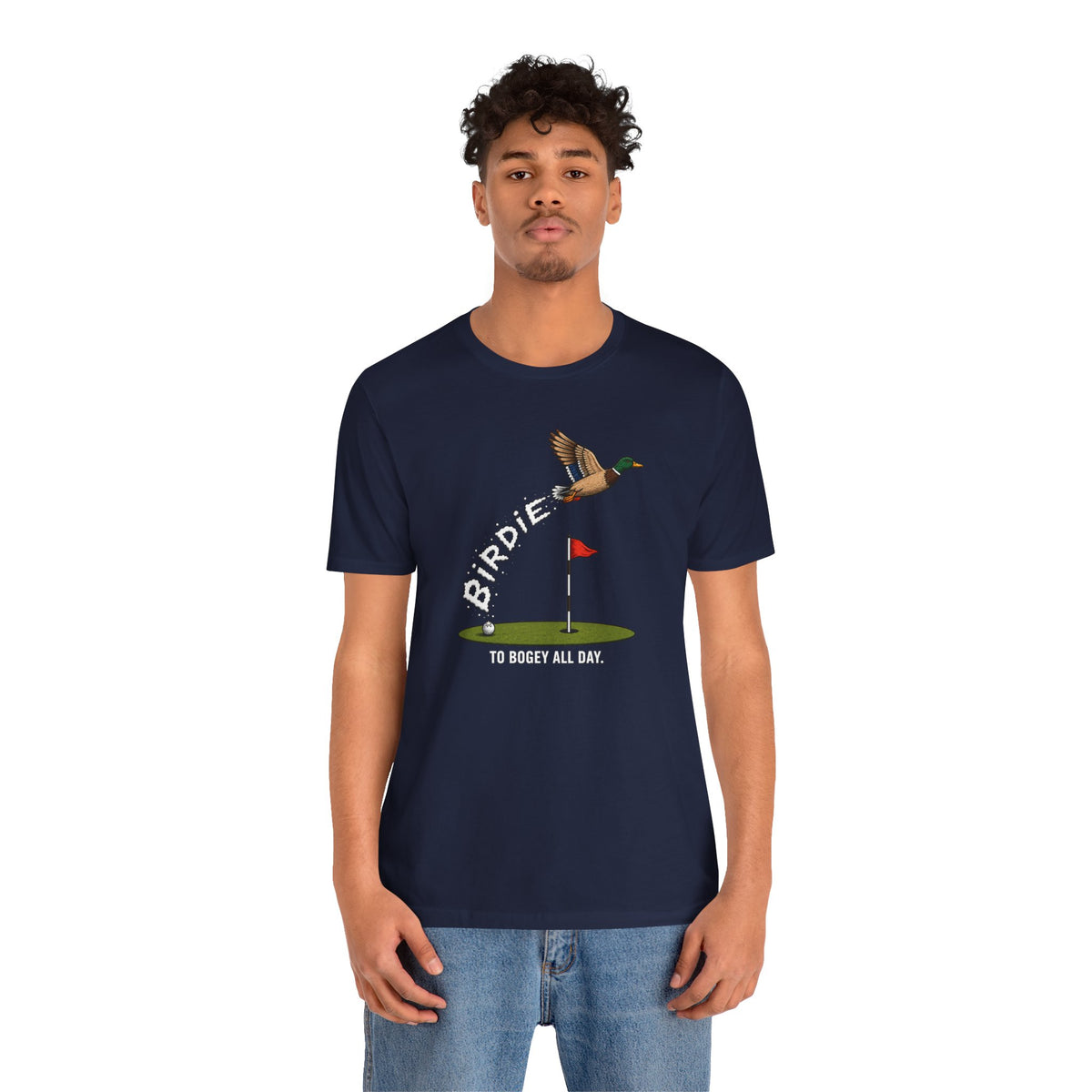 "Birdie To Bogey" Golf Tee