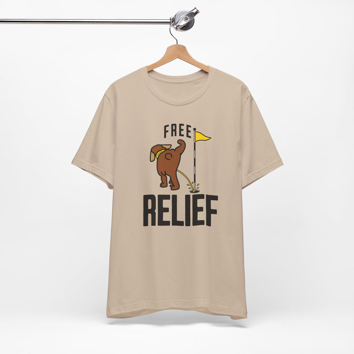 "Free Relief" Golf Tee
