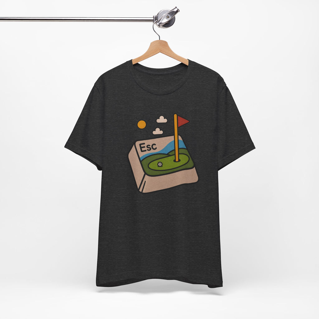The "Golf Escape Button" Tee
