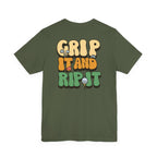"Grip and Rip It Golfer" Tee