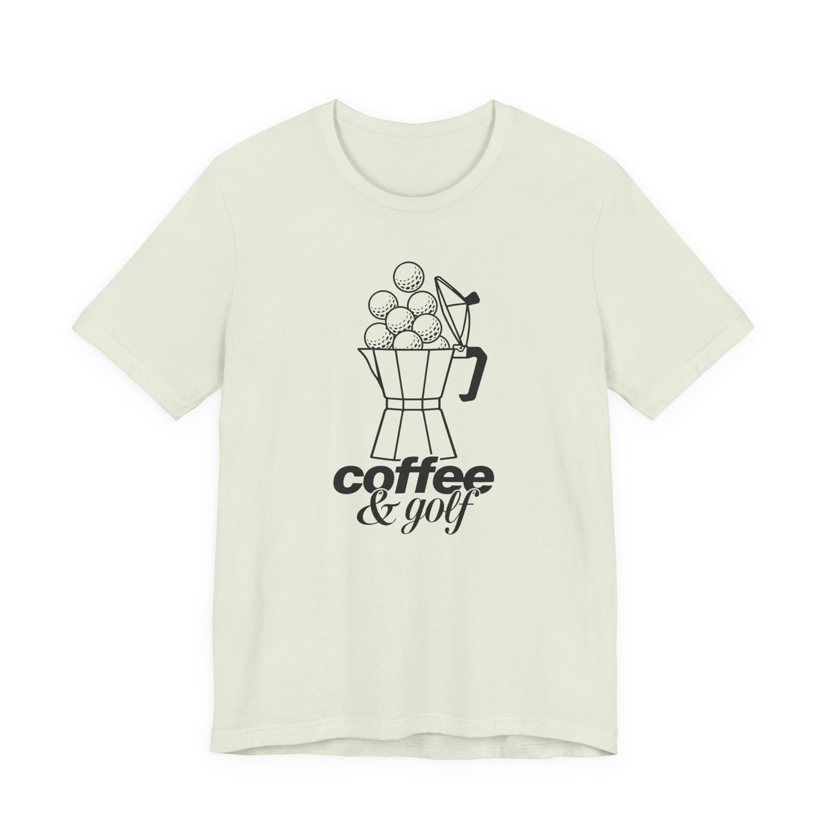 "Coffee & Golf" Club Tee