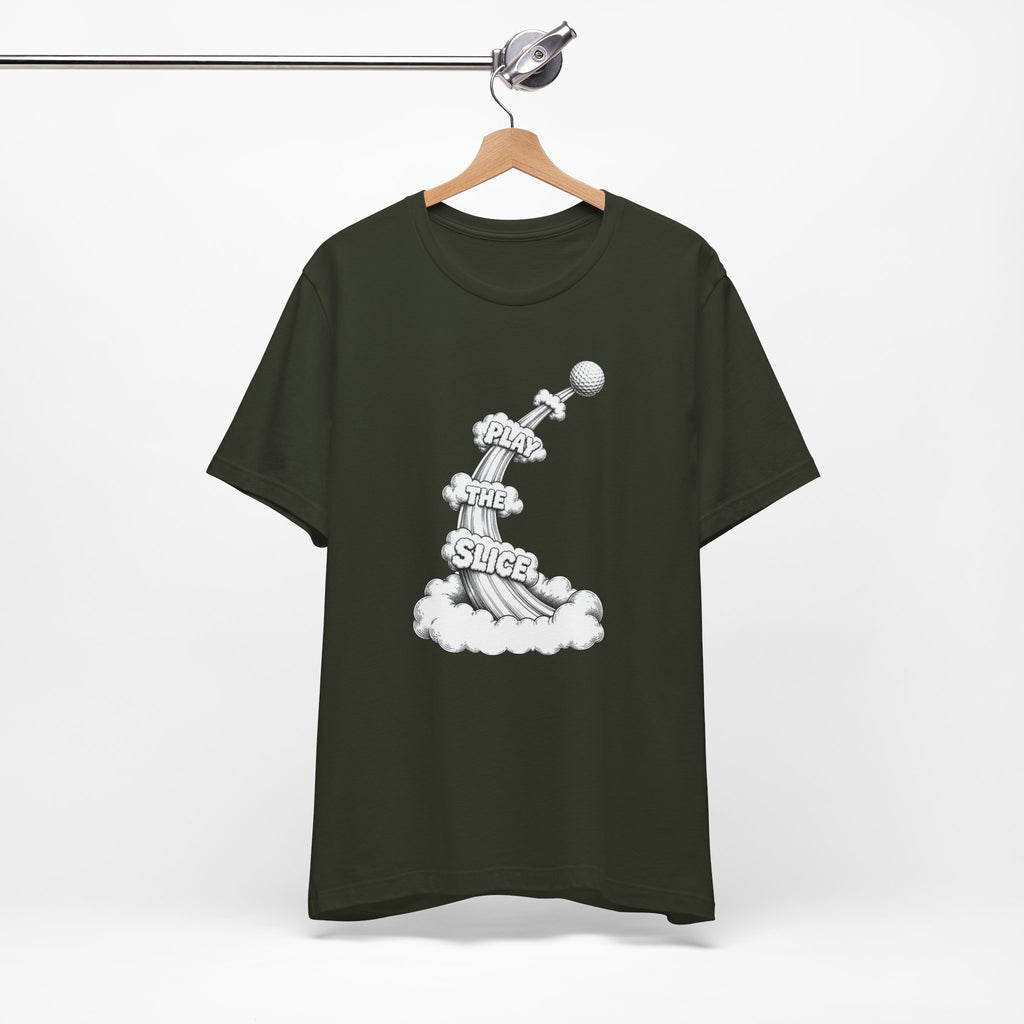 "Play The Slice" Golf Tee