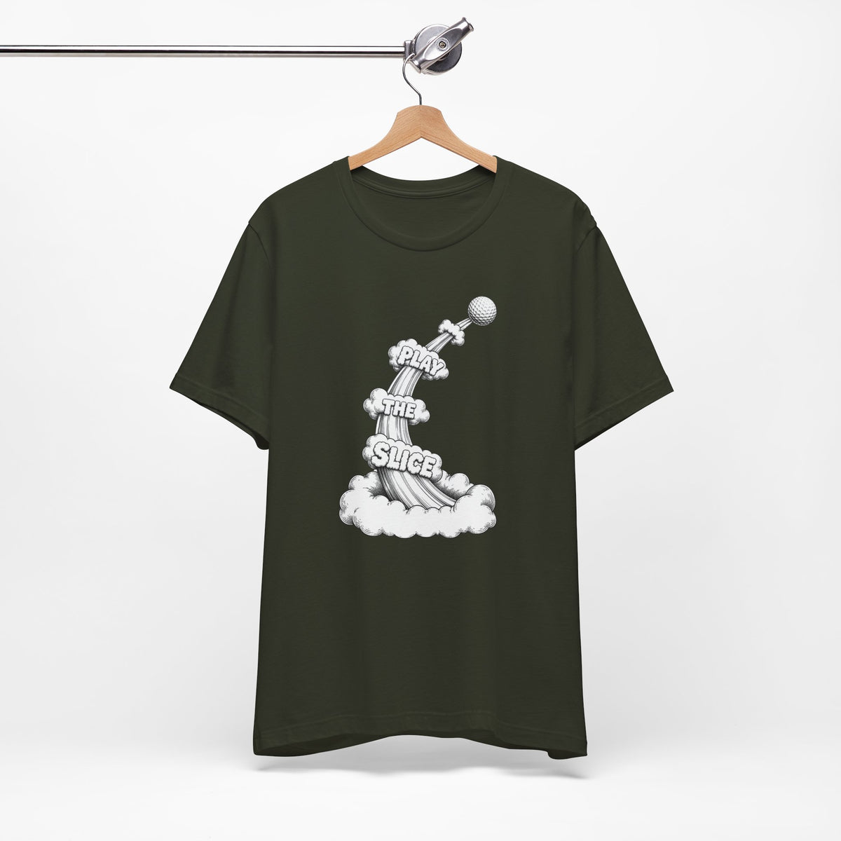 "Play The Slice" Golf Tee