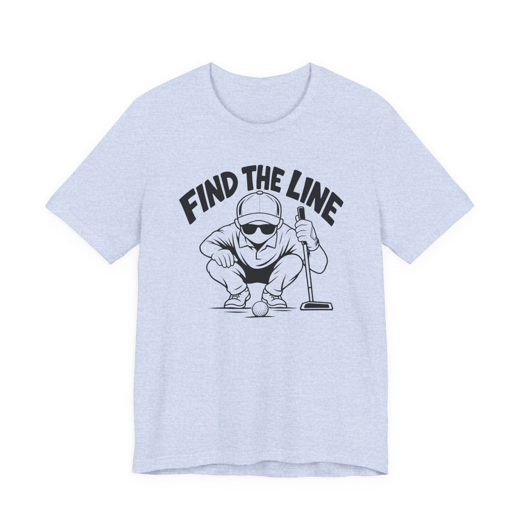 "Find The Line" Golf Tee