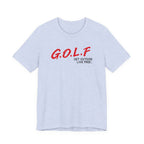 "GOLF" Club Tee
