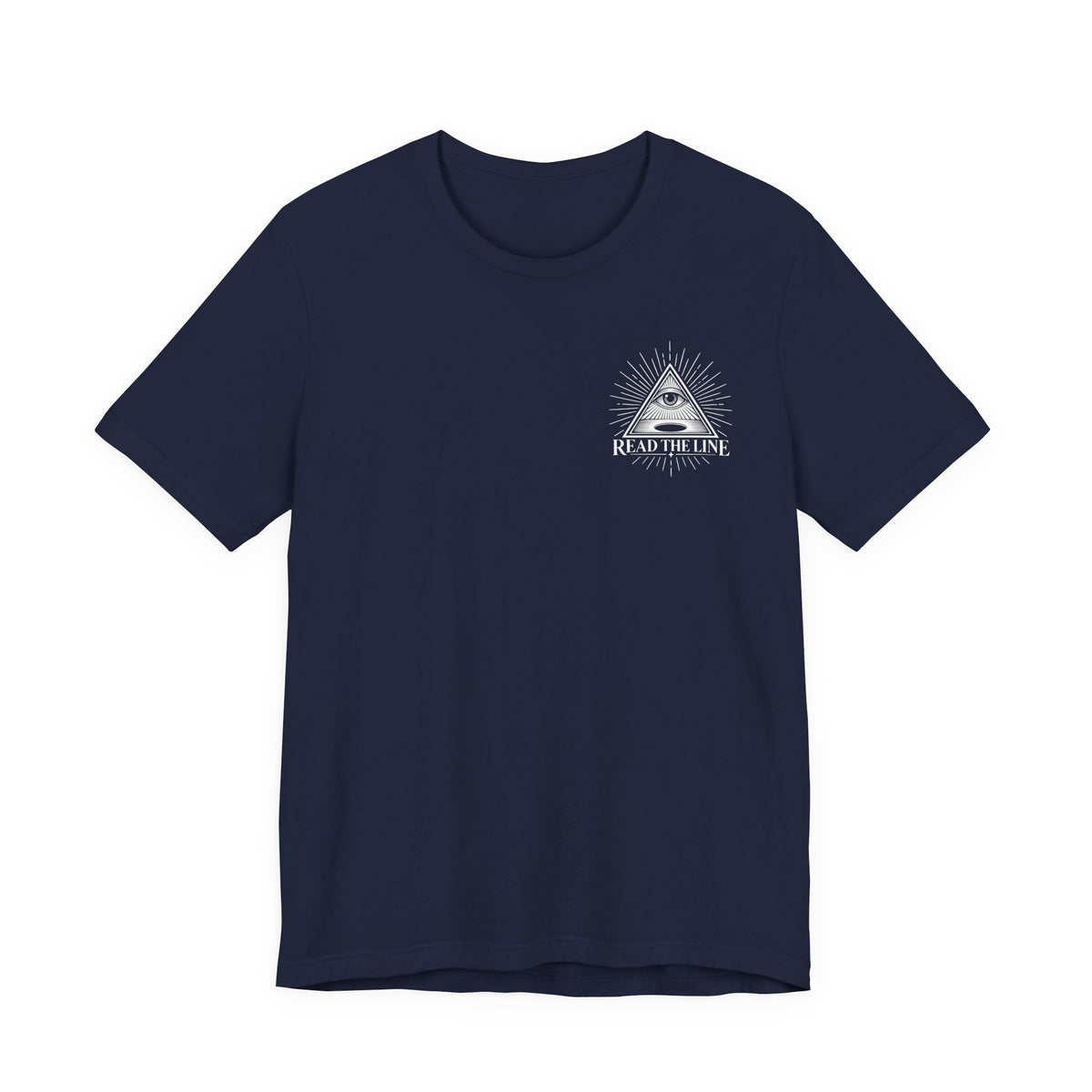 "Read The Line" Chest Tee