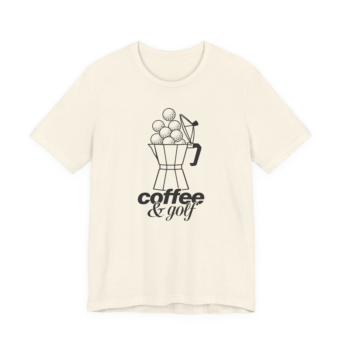 "Coffee & Golf" Club Tee