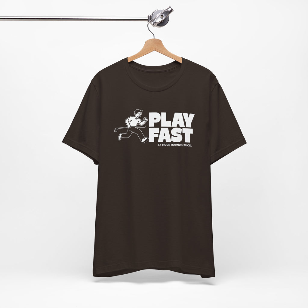 "Play Fast" Golf Tee
