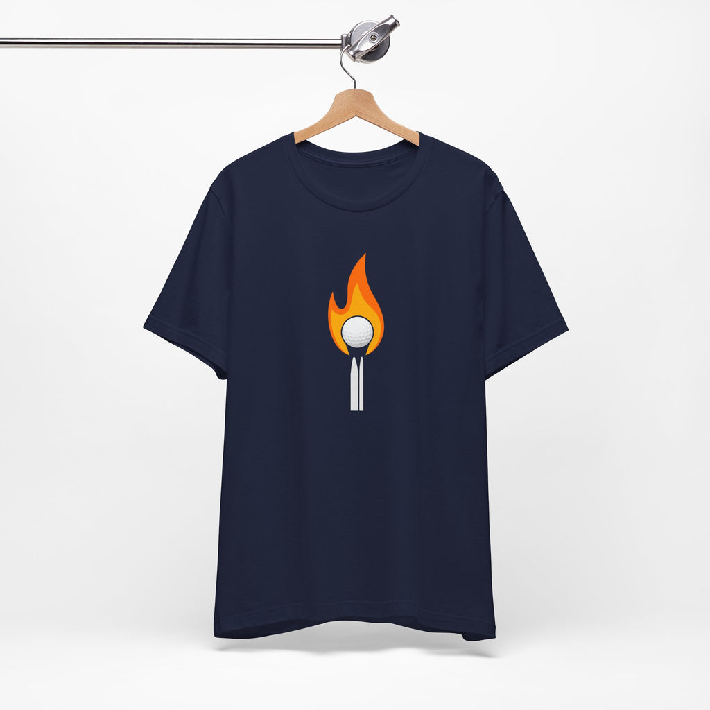 "Playing With Fire" Golf Tee