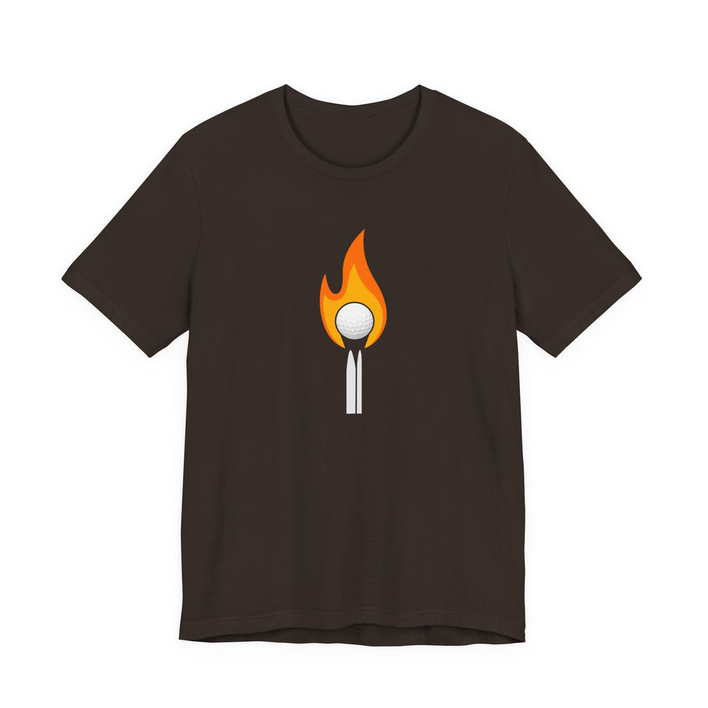 "Playing With Fire" Golf Tee