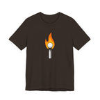 "Playing With Fire" Golf Tee