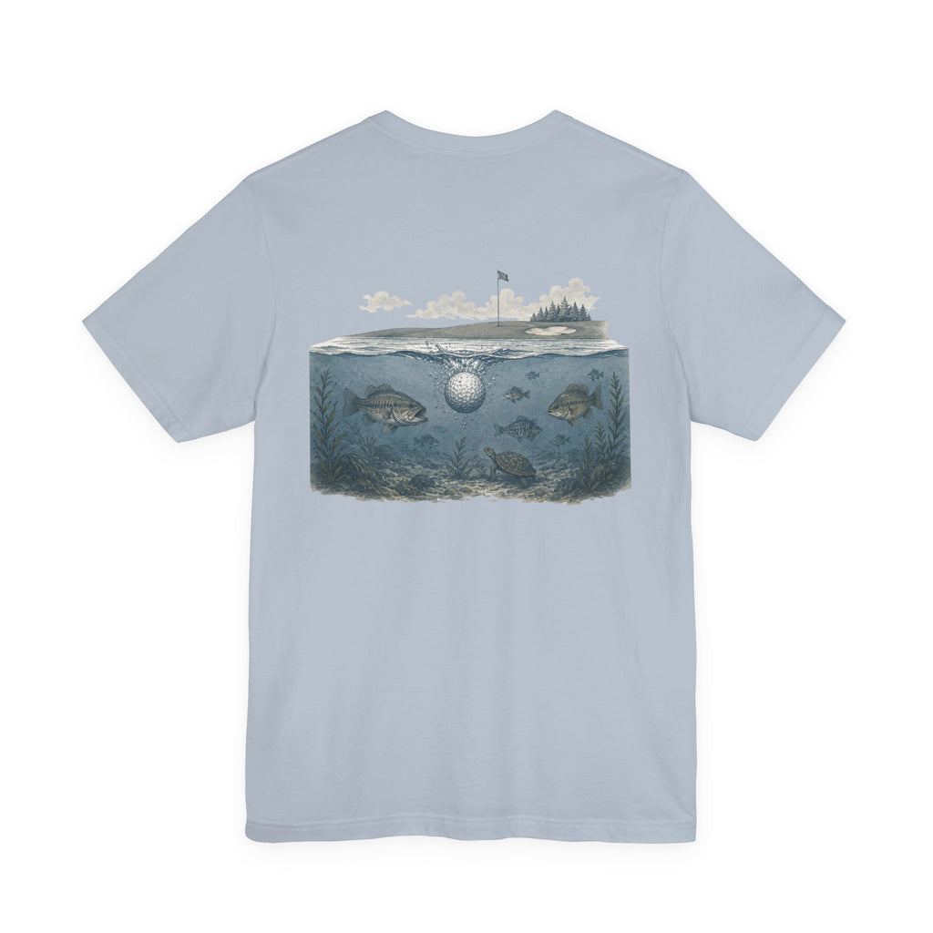 "Water Hazard Life" Golf Tee