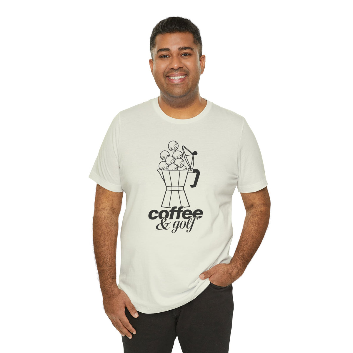 "Coffee & Golf" Club Tee
