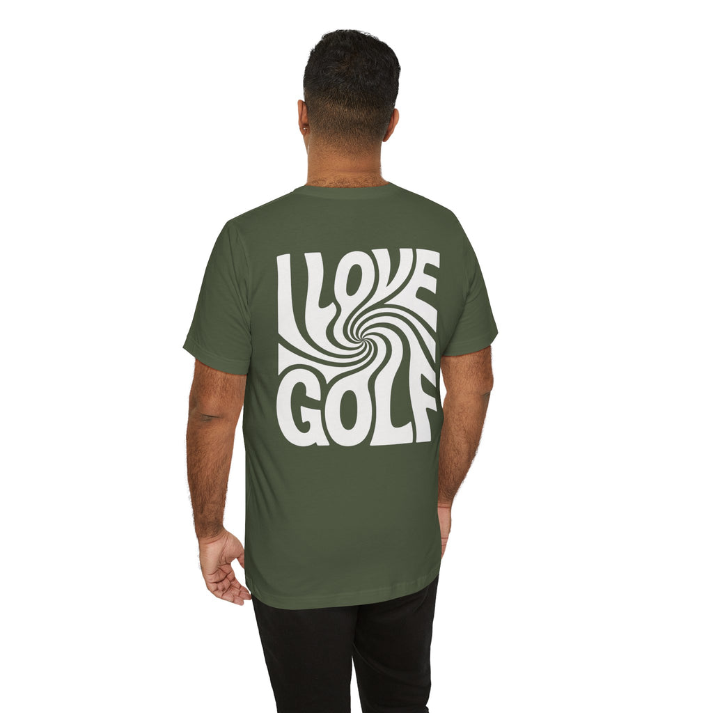 "I Love Golf" Golf Tee