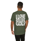 "I Love Golf" Golf Tee