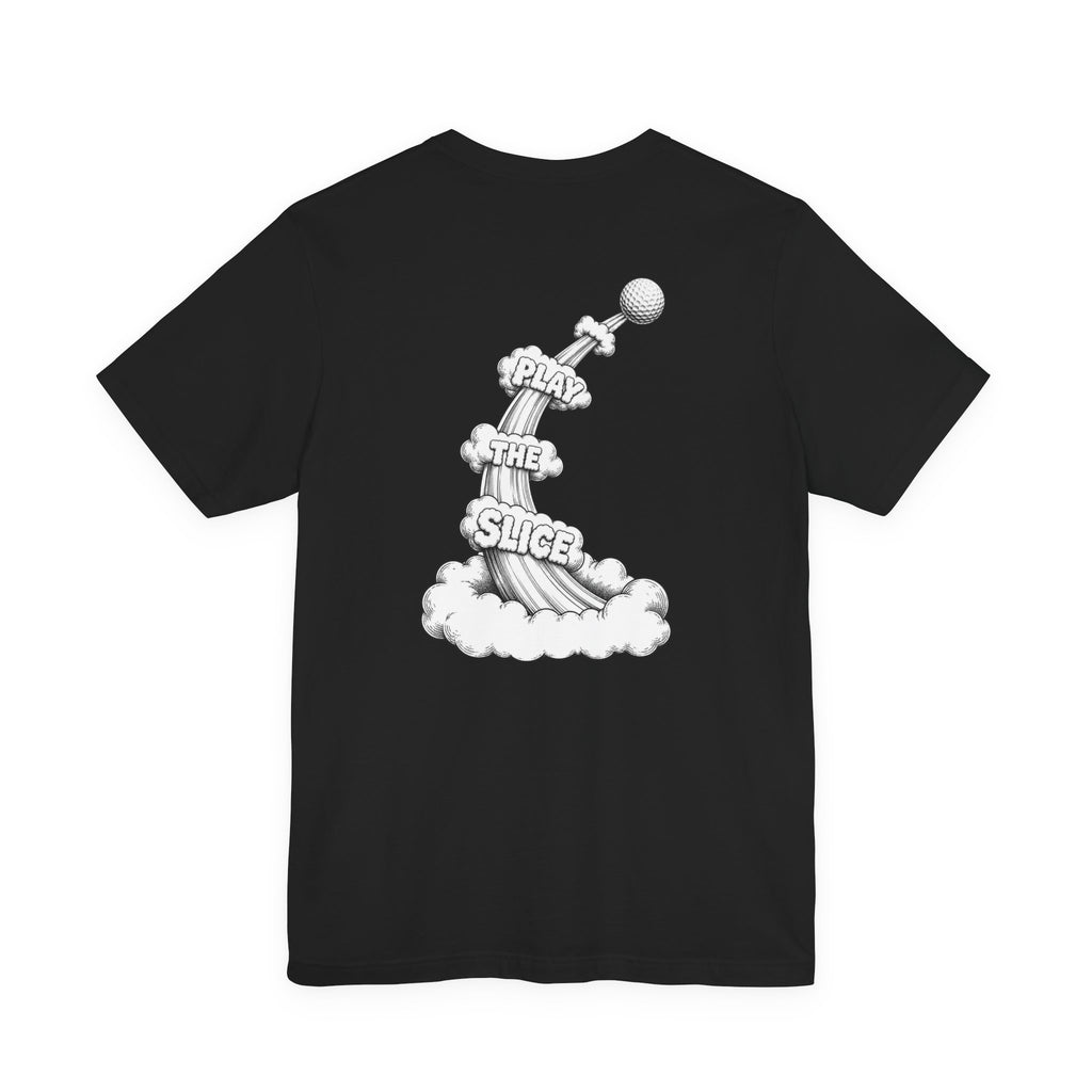 "Play The Slice" Golf Tee