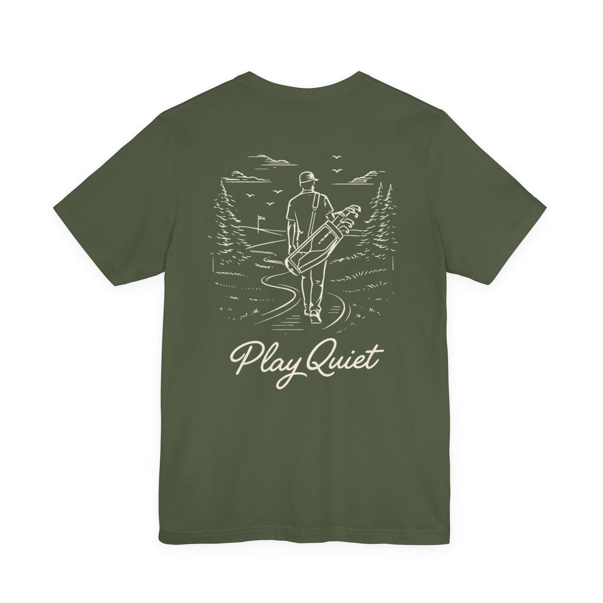 The "Quiet Golfer" Tee