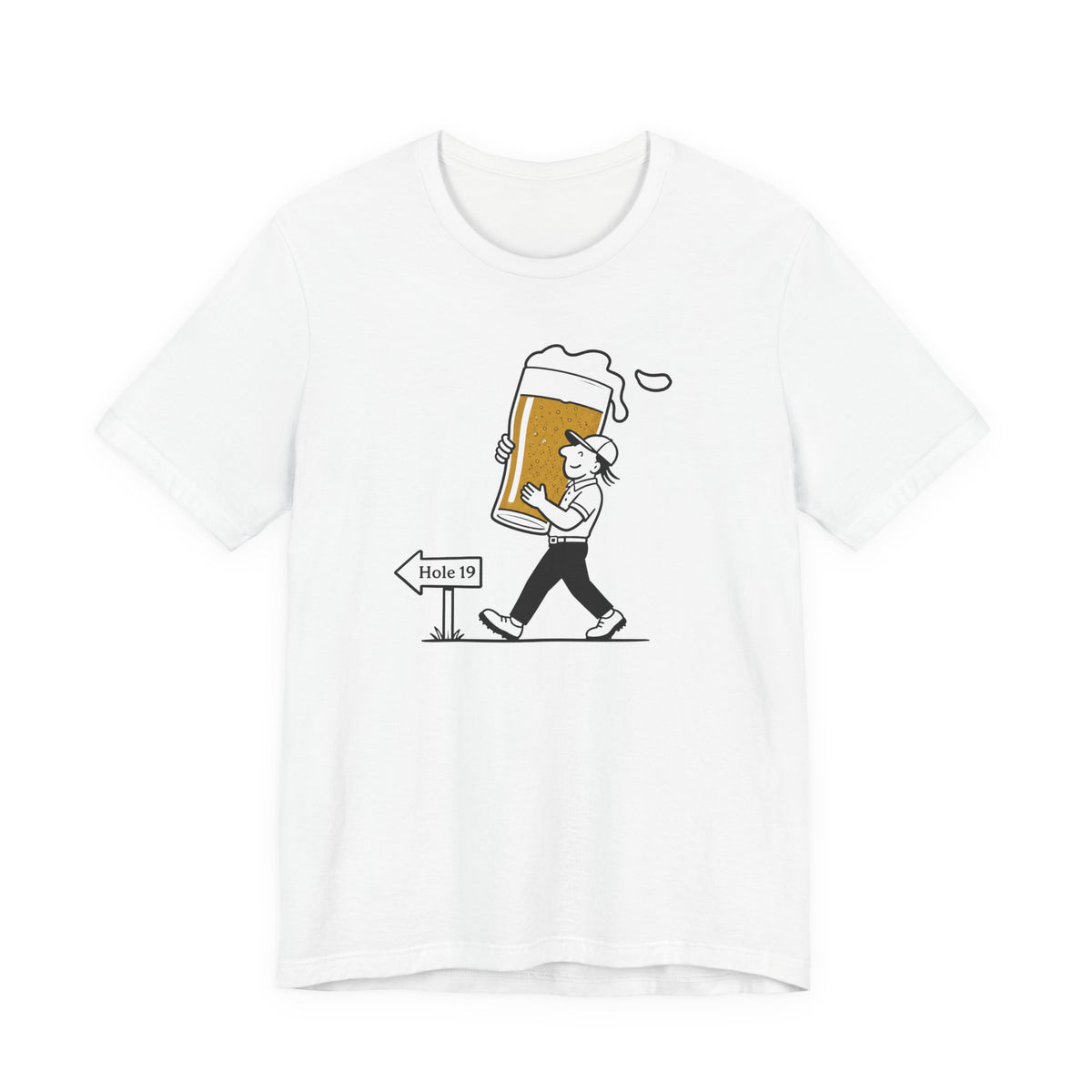 "19th Hole Champ" Golf Tee