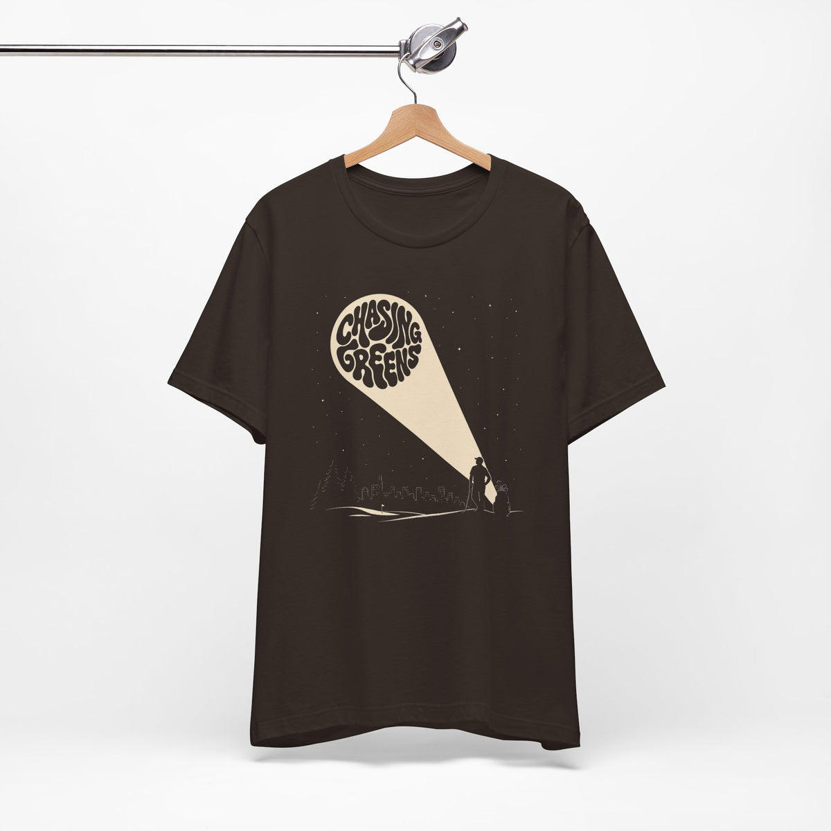 "Chasing Greens" Golf Tee