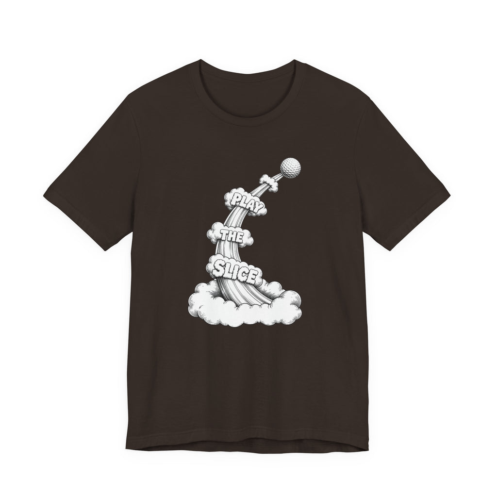 "Play The Slice" Golf Tee