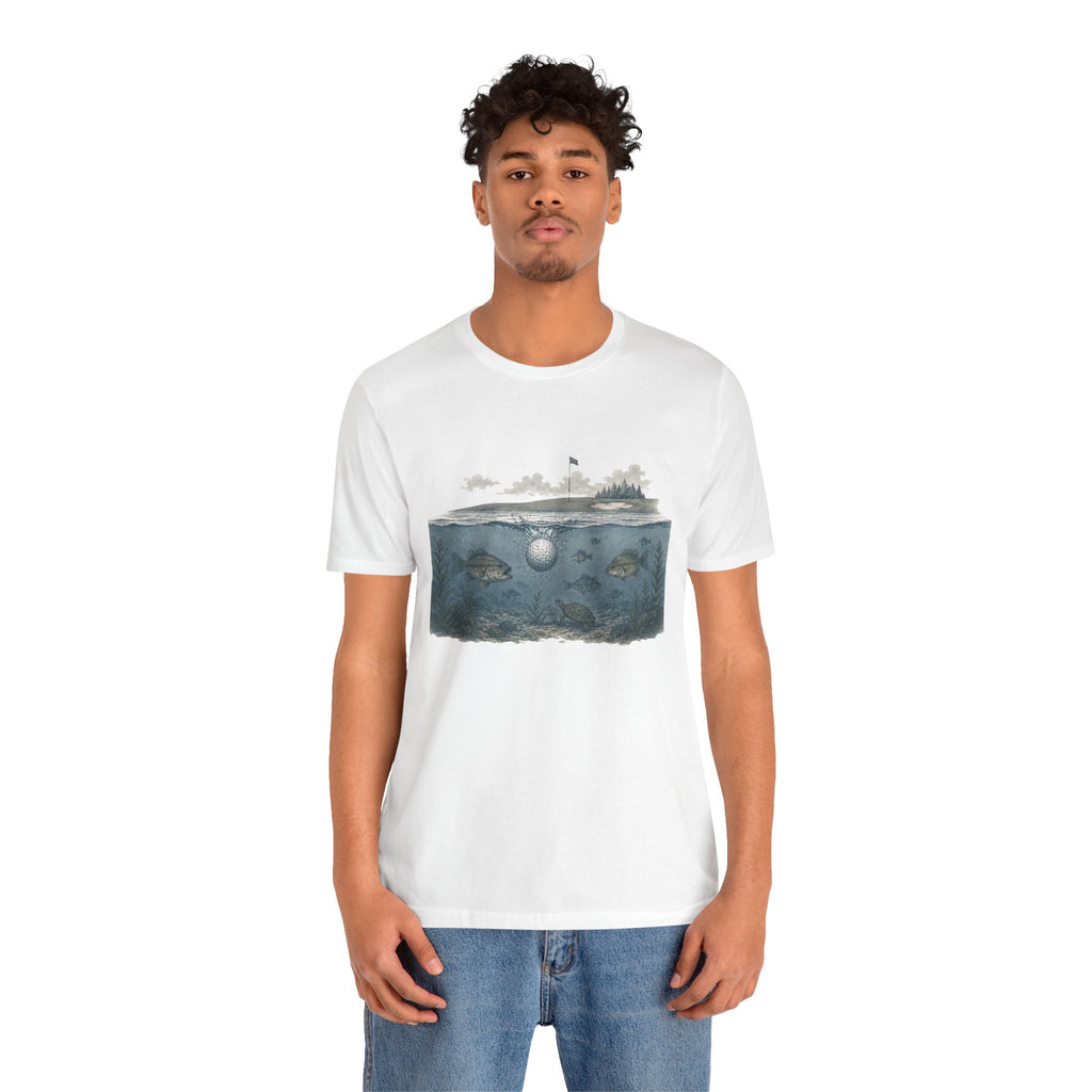 "Water Hazard Life" Golf Tee