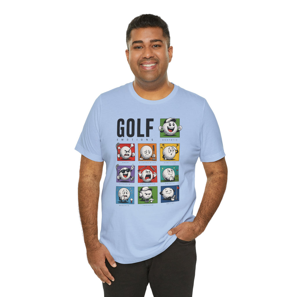 The "Many Moods Of Golf" Tee
