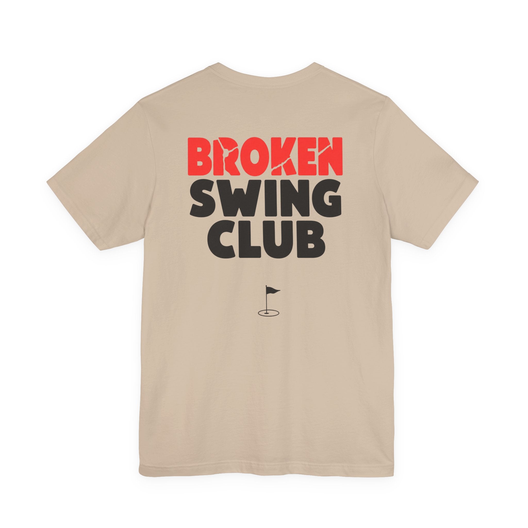 "Broken Swing Club" Golf Tee