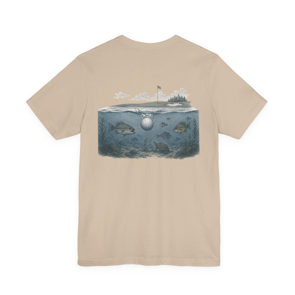"Water Hazard Life" Golf Tee